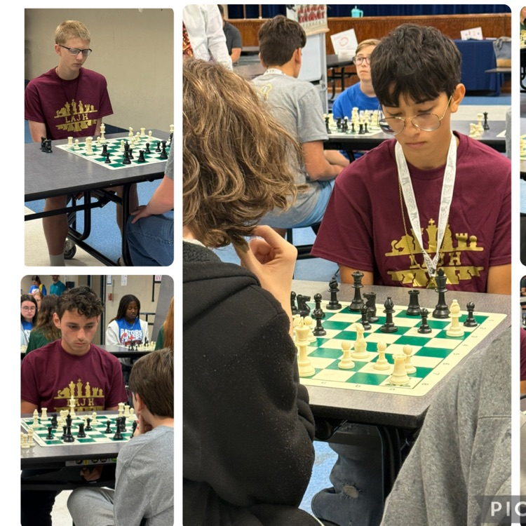 The LAJ chest team competes in the district tournament!