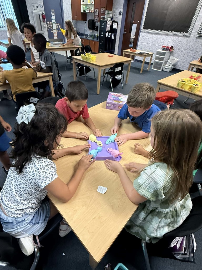 1st Grade Fun! They are using the alphabet to countdown our days and Friday was “G” day... Game day