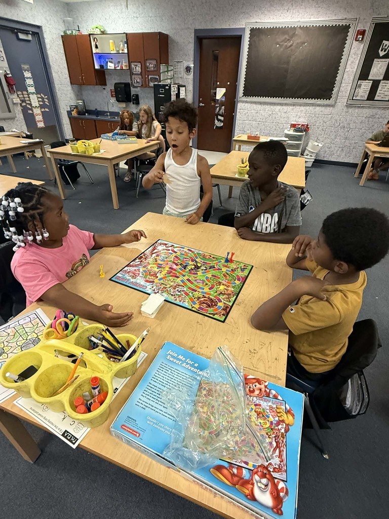 1st Grade Fun! They are using the alphabet to countdown our days and Friday was “G” day... Game day