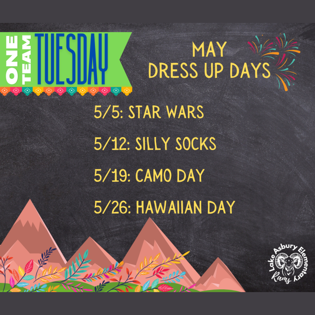 dress up days flyer