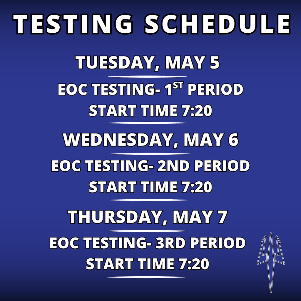 Testing Schedule