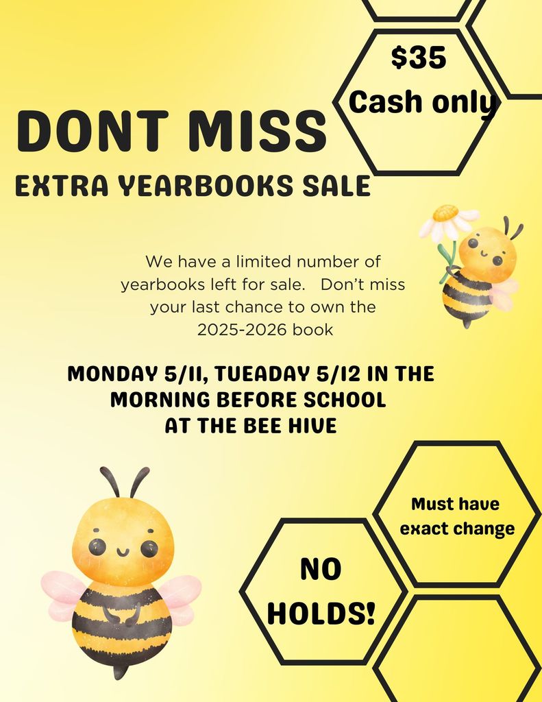 Don't miss out on your 25-26 Yearbook!