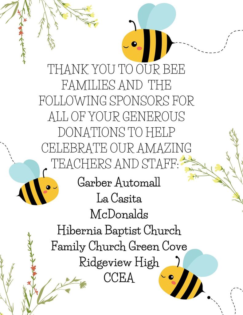 Thank you to our Sponsors!
