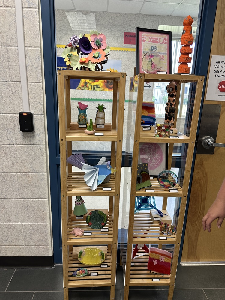 student artwork at art show