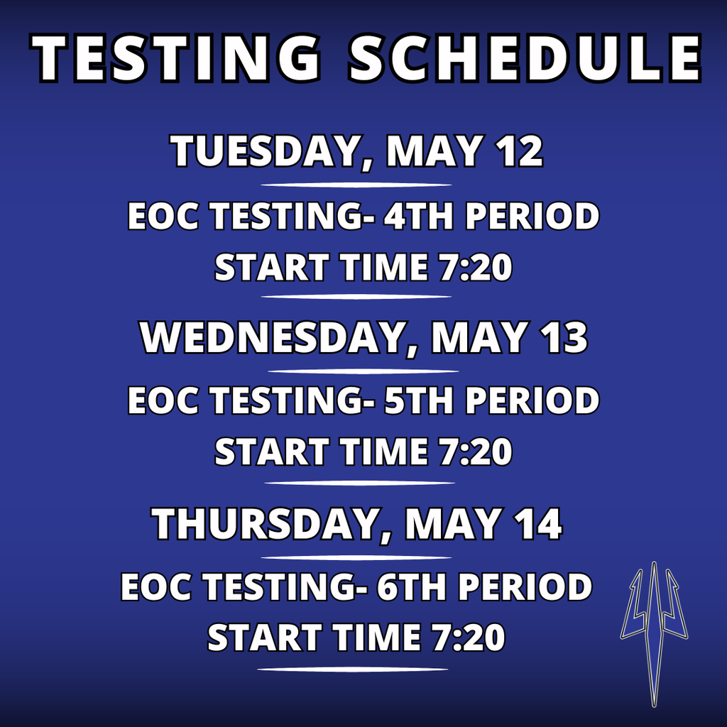 Testing Schedule