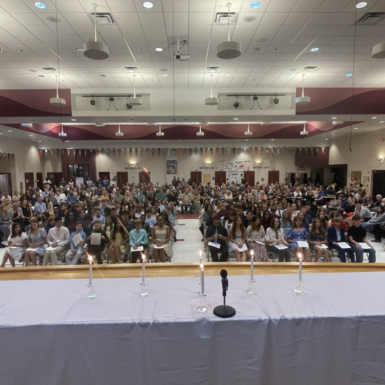 NJHS induction ceremony at Lake Asbury Junior