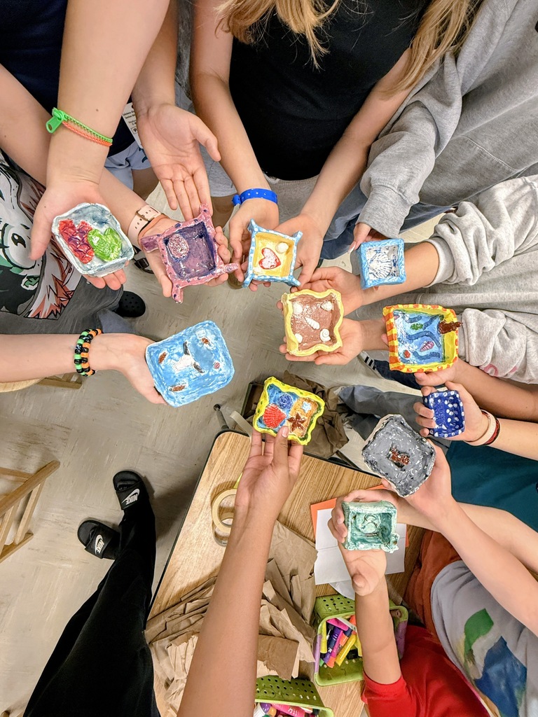 🎨 Something "Clay-mazing" is Coming Home! 🎨  Mrs. Bramlitt's art studio at Paterson Elementary has been a hive of creativity lately! Every single grade level has been getting their hands messy and diving deep into the wonderful world of ceramics.  Our talented young artists have become mini-potters, mastering the entire scientific and artistic journey of their creations:  Wet Clay: Learning to shape and mold their visions. Greenware: Patiently waiting for pieces to air-dry. Bisqueware: Seeing their art transform after the first firing in the kiln. Glazeware: Adding vibrant colors and that final finishing shine!  Through every smudge of mud and splash of glaze, they’ve learned the patience and skill it takes to turn raw earth into a masterpiece. Most importantly, they’ve had an absolute blast doing it!  Keep an eye out—your students are so excited to bring their finished treasures home to share with you! 🏺✨  #ArtEducation #ProudPotters #ClaytoGlaze #PositivelyPaterson #MasterfulManateesWhoLoveArt