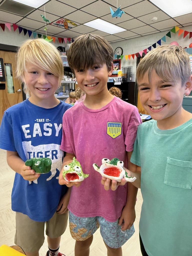 🎨 Something "Clay-mazing" is Coming Home! 🎨  Mrs. Bramlitt's art studio at Paterson Elementary has been a hive of creativity lately! Every single grade level has been getting their hands messy and diving deep into the wonderful world of ceramics.  Our talented young artists have become mini-potters, mastering the entire scientific and artistic journey of their creations:  Wet Clay: Learning to shape and mold their visions. Greenware: Patiently waiting for pieces to air-dry. Bisqueware: Seeing their art transform after the first firing in the kiln. Glazeware: Adding vibrant colors and that final finishing shine!  Through every smudge of mud and splash of glaze, they’ve learned the patience and skill it takes to turn raw earth into a masterpiece. Most importantly, they’ve had an absolute blast doing it!  Keep an eye out—your students are so excited to bring their finished treasures home to share with you! 🏺✨  #ArtEducation #ProudPotters #ClaytoGlaze #PositivelyPaterson #MasterfulManateesWhoLoveArt