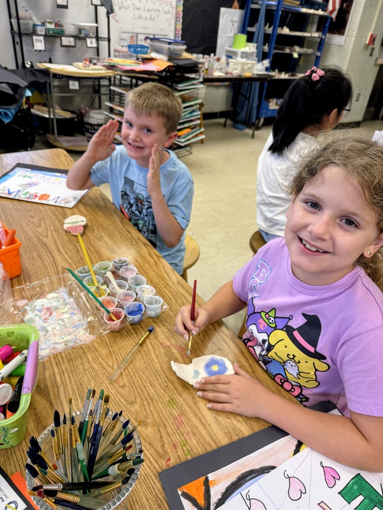 🎨 Something "Clay-mazing" is Coming Home! 🎨  Mrs. Bramlitt's art studio at Paterson Elementary has been a hive of creativity lately! Every single grade level has been getting their hands messy and diving deep into the wonderful world of ceramics.  Our talented young artists have become mini-potters, mastering the entire scientific and artistic journey of their creations:  Wet Clay: Learning to shape and mold their visions. Greenware: Patiently waiting for pieces to air-dry. Bisqueware: Seeing their art transform after the first firing in the kiln. Glazeware: Adding vibrant colors and that final finishing shine!  Through every smudge of mud and splash of glaze, they’ve learned the patience and skill it takes to turn raw earth into a masterpiece. Most importantly, they’ve had an absolute blast doing it!  Keep an eye out—your students are so excited to bring their finished treasures home to share with you! 🏺✨  #ArtEducation #ProudPotters #ClaytoGlaze #PositivelyPaterson #MasterfulManateesWhoLoveArt