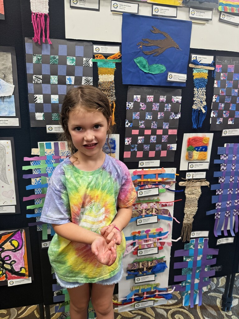 🎨✍️ Our Paterson Manatees have some serious artistic talent! Huge thanks to all the families who came out to the Clay County District Schools Annual Art Show this weekend. We loved seeing everyone's amazing creations from Mrs. Bramlitt’s class!  #ArtinEducation #MasterfulManatees #PositivelyPaterson