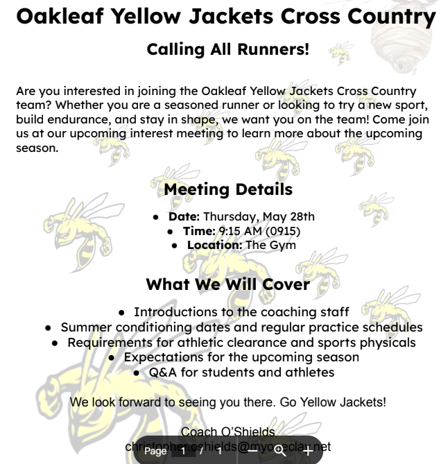 Oakleaf Jr. Athletics