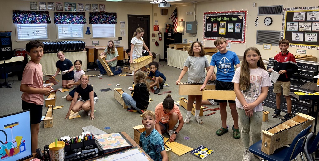 🥁 Instrument Glow-Up Season! ✨  As the school year winds down, our music room gets a deep clean! Mrs. Lotze recruited an elite crew of 5th graders to learn the art of xylophone maintenance. They mastered the art of taking them apart, scrubbing them down, and getting them shiny and ready for August. 🎶  It’s a massive job, but these rockstars absolutely crushed it!