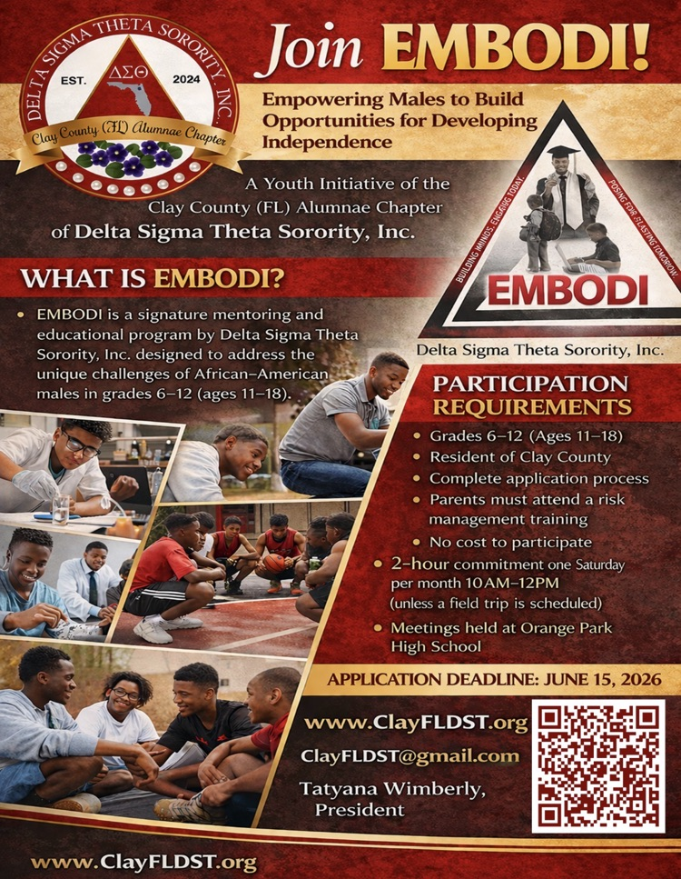Embodi program flyer