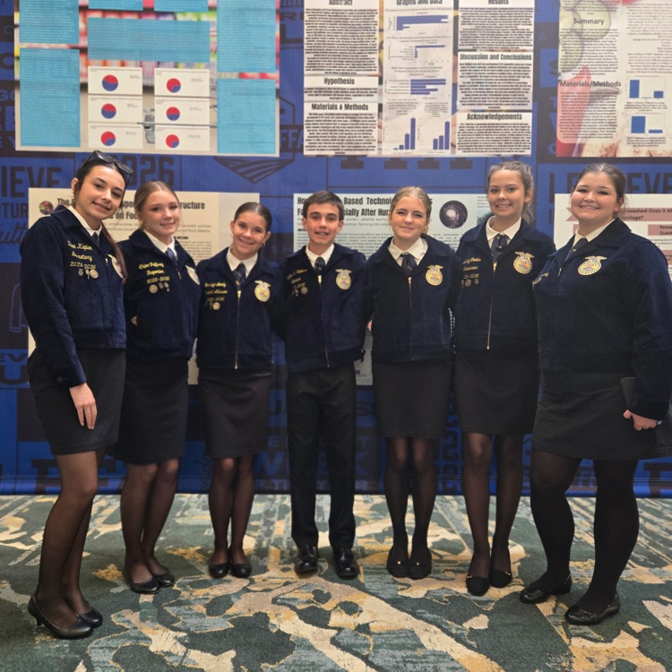 LAJ FFA students at the state convention! 