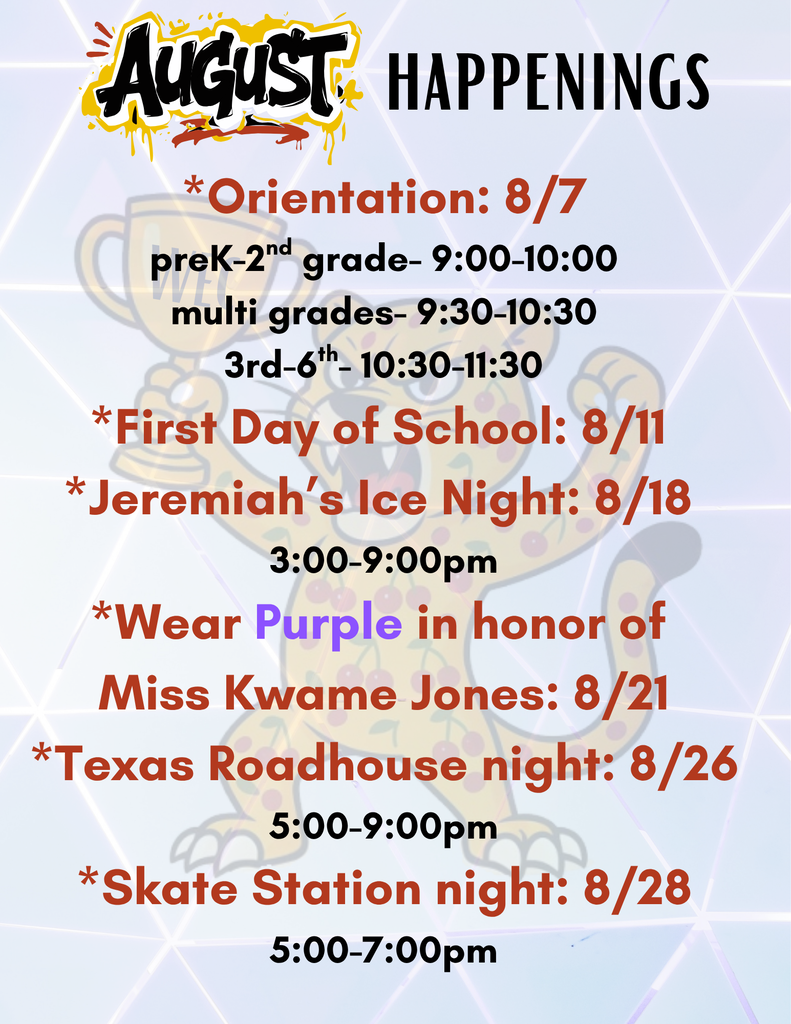 August events