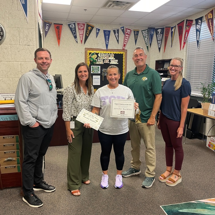 congratulations Mrs. Bucklew