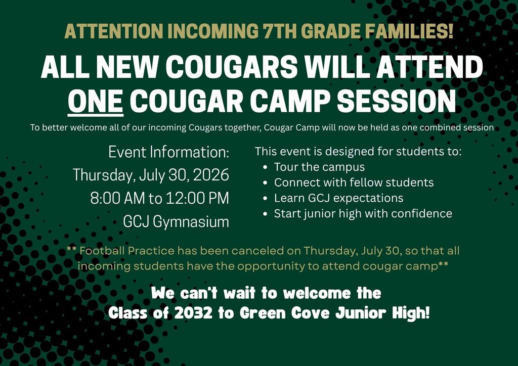 Cougar Camp Update