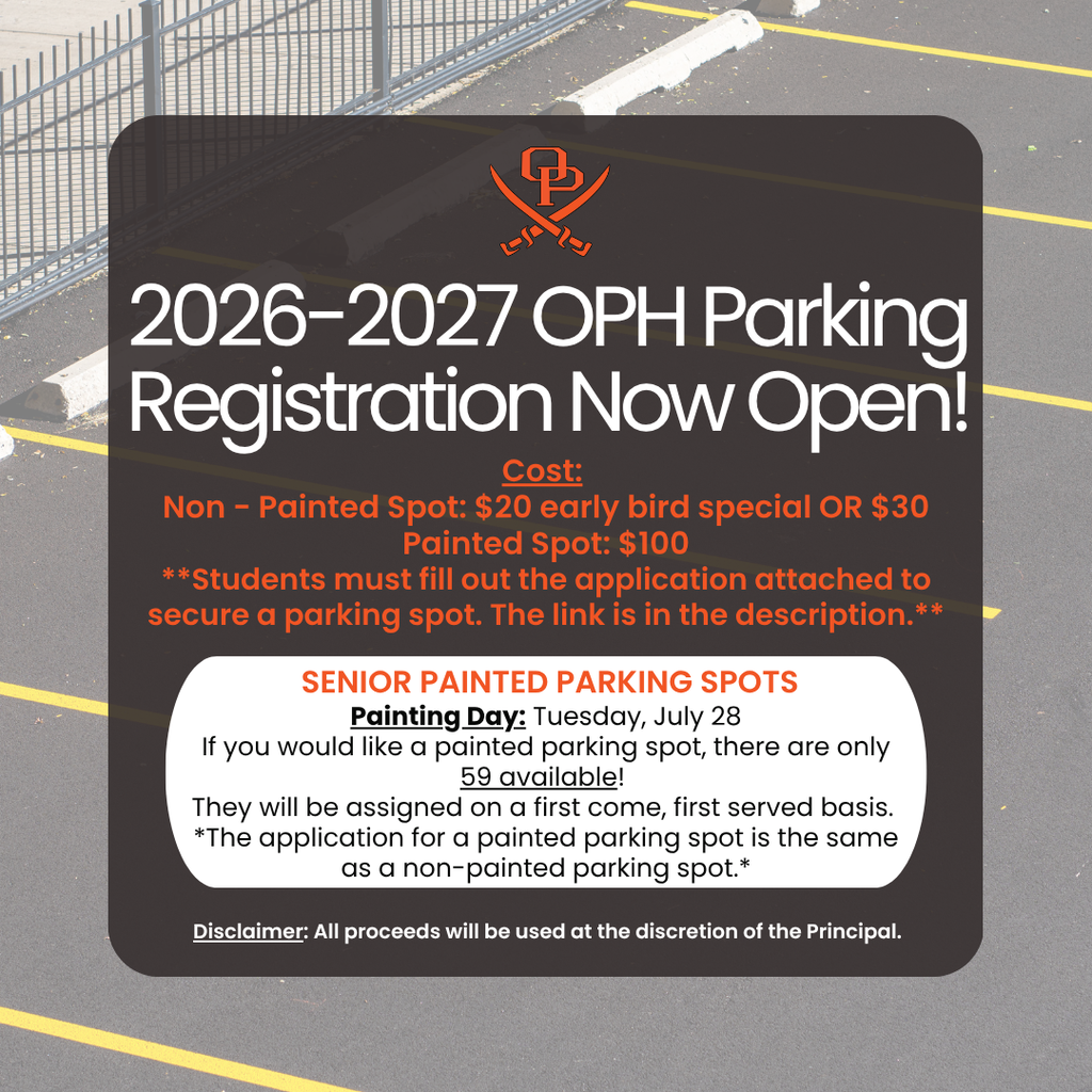 OPH Parking Flyer
