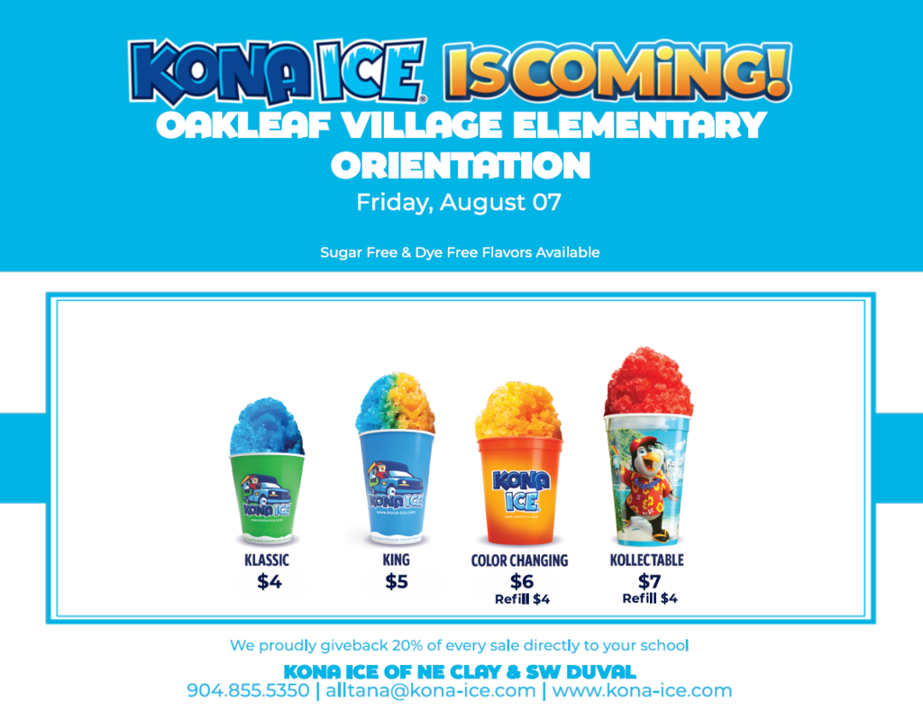 Kona Ice Is Coming to OVE's Orientation