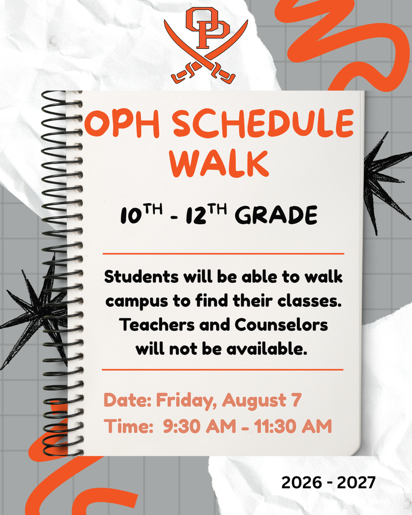 Schedule Walk Flyer