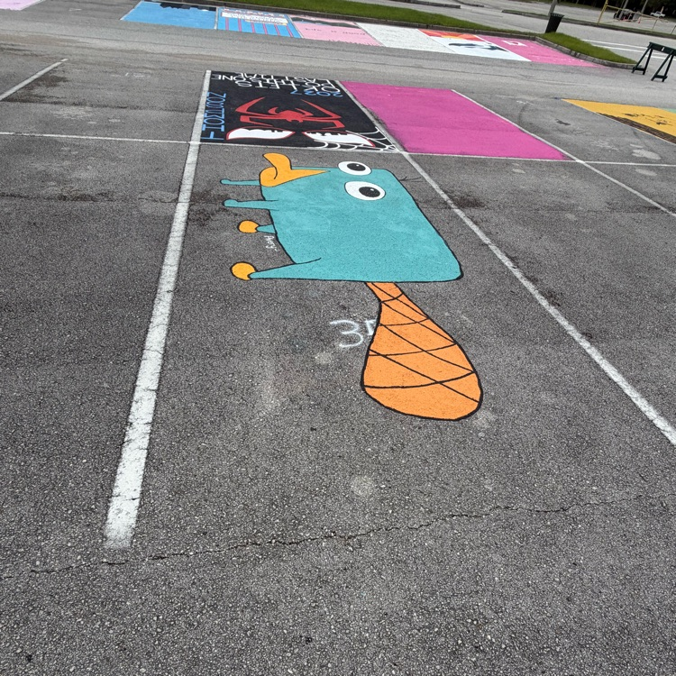 Painted Parking Spot