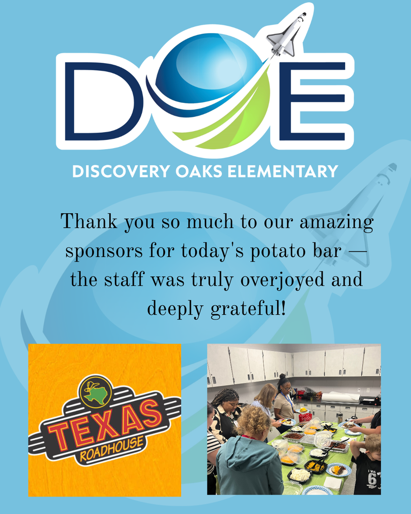 Thank you so much to our amazing sponsors @TEXASROADHOUSE for today's potato bar — the staff was truly overjoyed and deeply grateful!