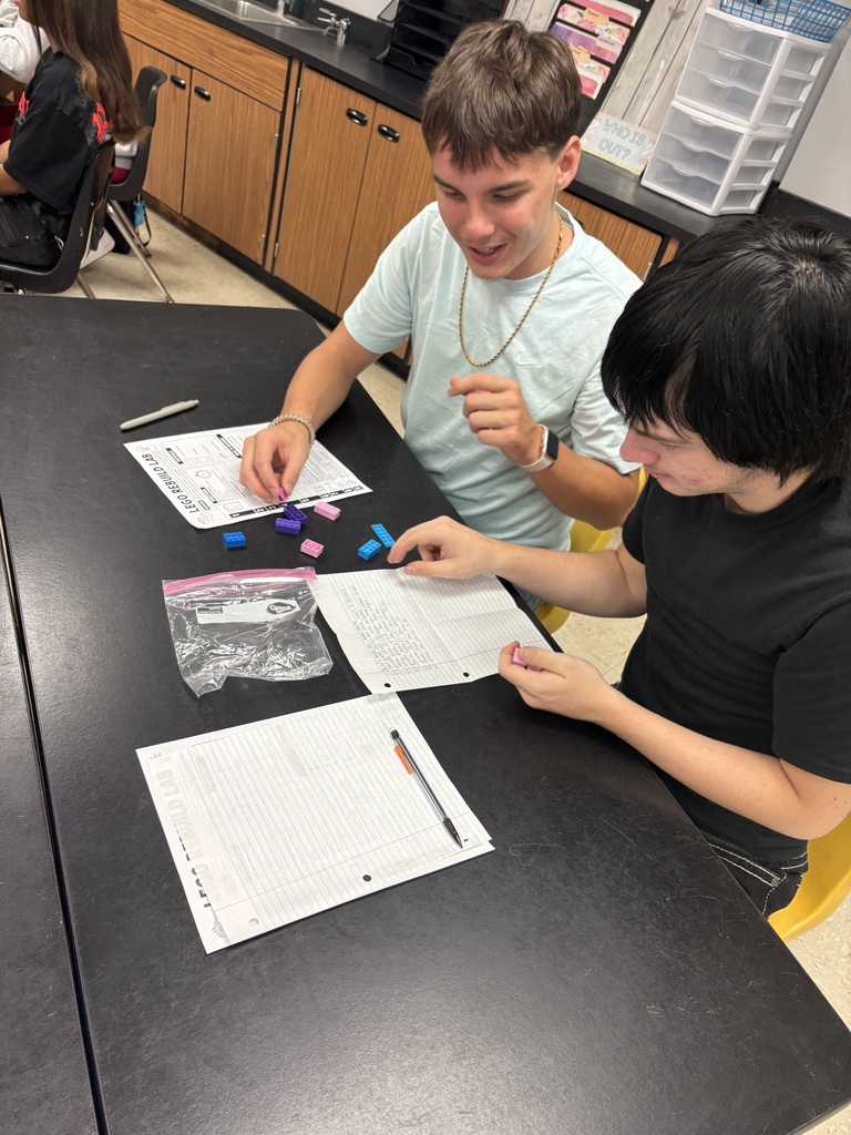 Two kids in a lab