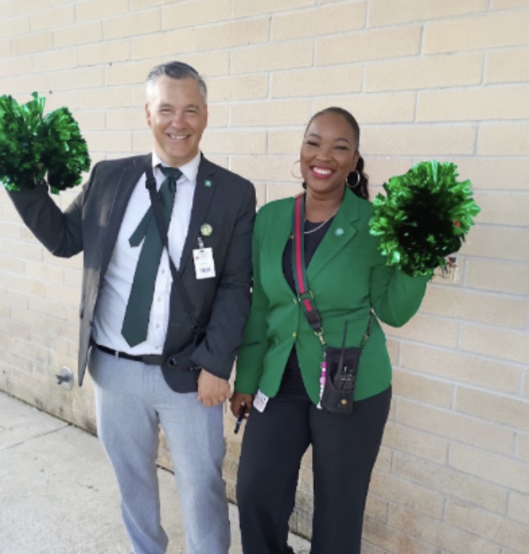 Students and Staff on the 1st day of school