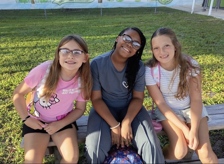 Students and Staff on the 1st day of school