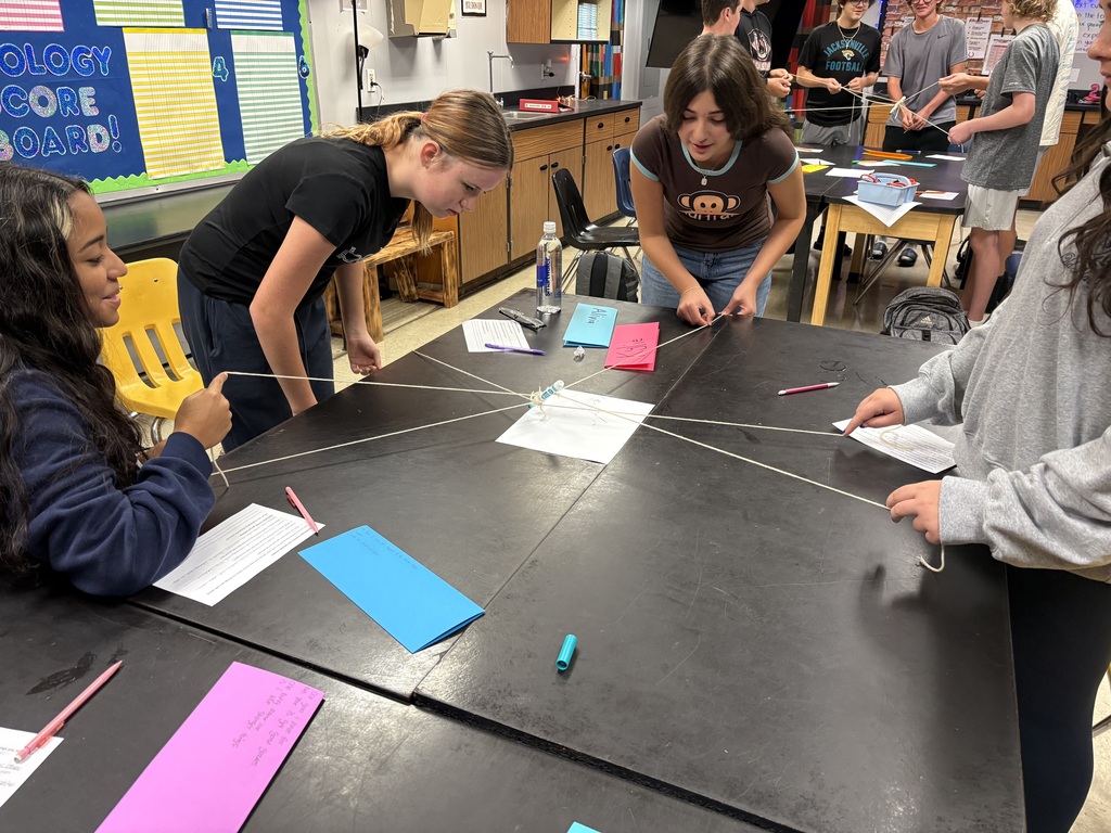 Students are working together on a lab.