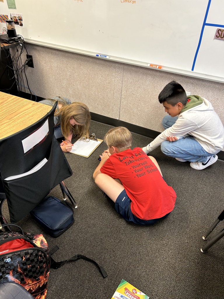 students presenting information to their class