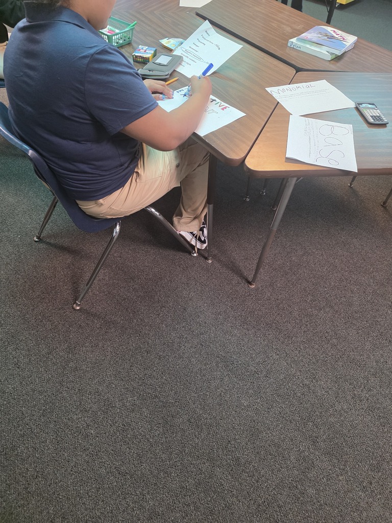 Students collaborating on math vocabulary