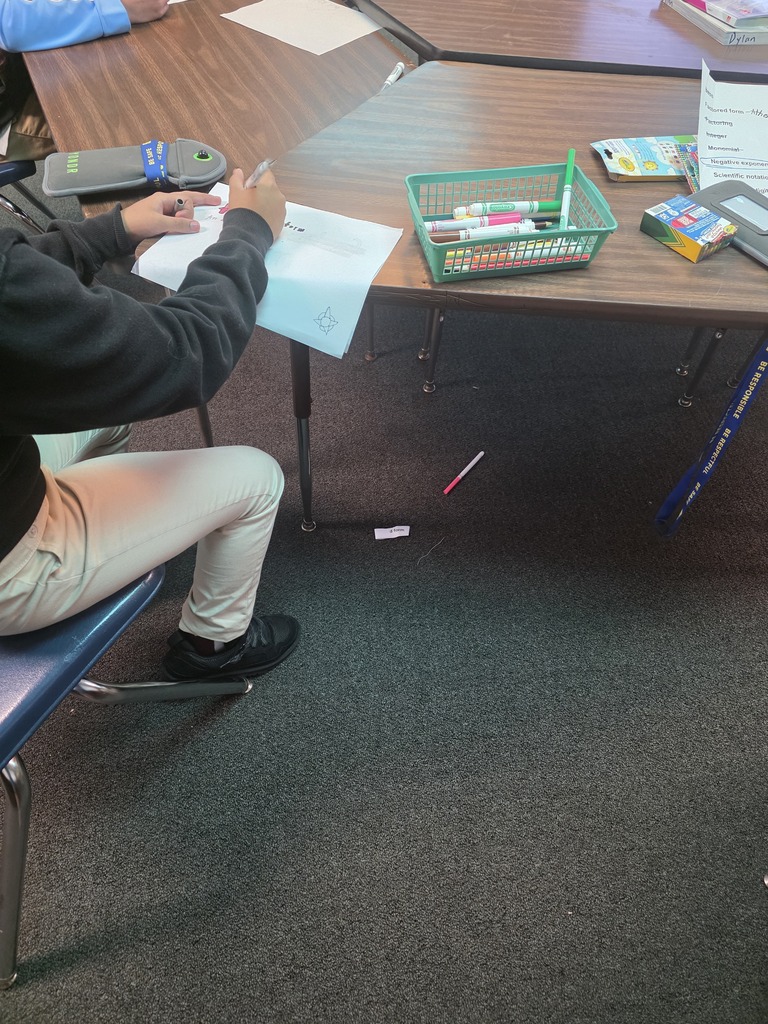 Students collaborating on math vocabulary
