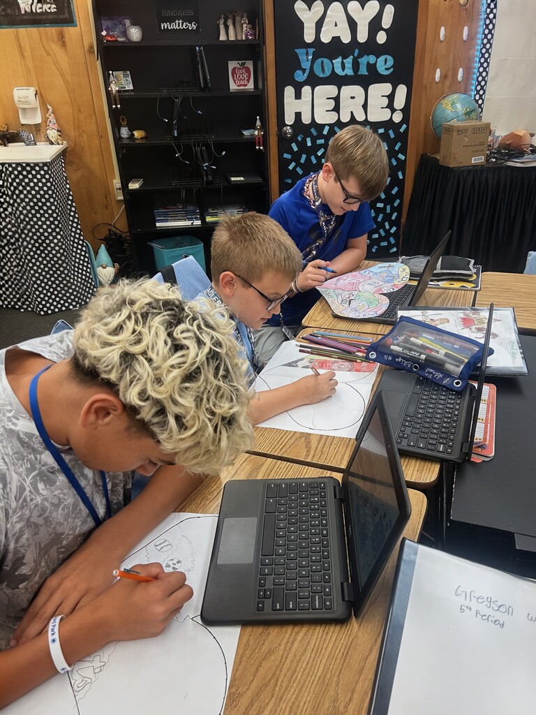 Time-traveling through the ages with Mrs. Creswell’s World History crew! 🧭✨ We’re mapping out major historical events—and putting a whole lot of heart into it. 🗺️❤️