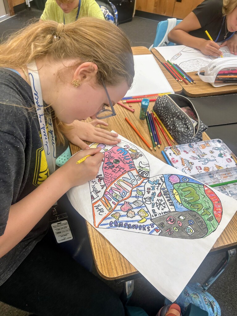 Time-traveling through the ages with Mrs. Creswell’s World History crew! 🧭✨ We’re mapping out major historical events—and putting a whole lot of heart into it. 🗺️❤️