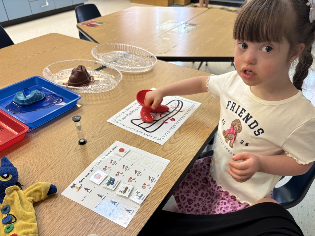 It’s a groovy day in Mrs. Ellsworth’s class! 🐾✨ Our learners dove into the world of Pete the Cat—using their hands, bodies, and voices to master literacy, colors, and counting! From tactile sorting to visual matching, these superstars learn best when they can move, play, and make some noise! 🎨🔢 #GroovyLearners 🐾 #HandsOnClassroom 🎨 #PeteTheCatPreschool 📚