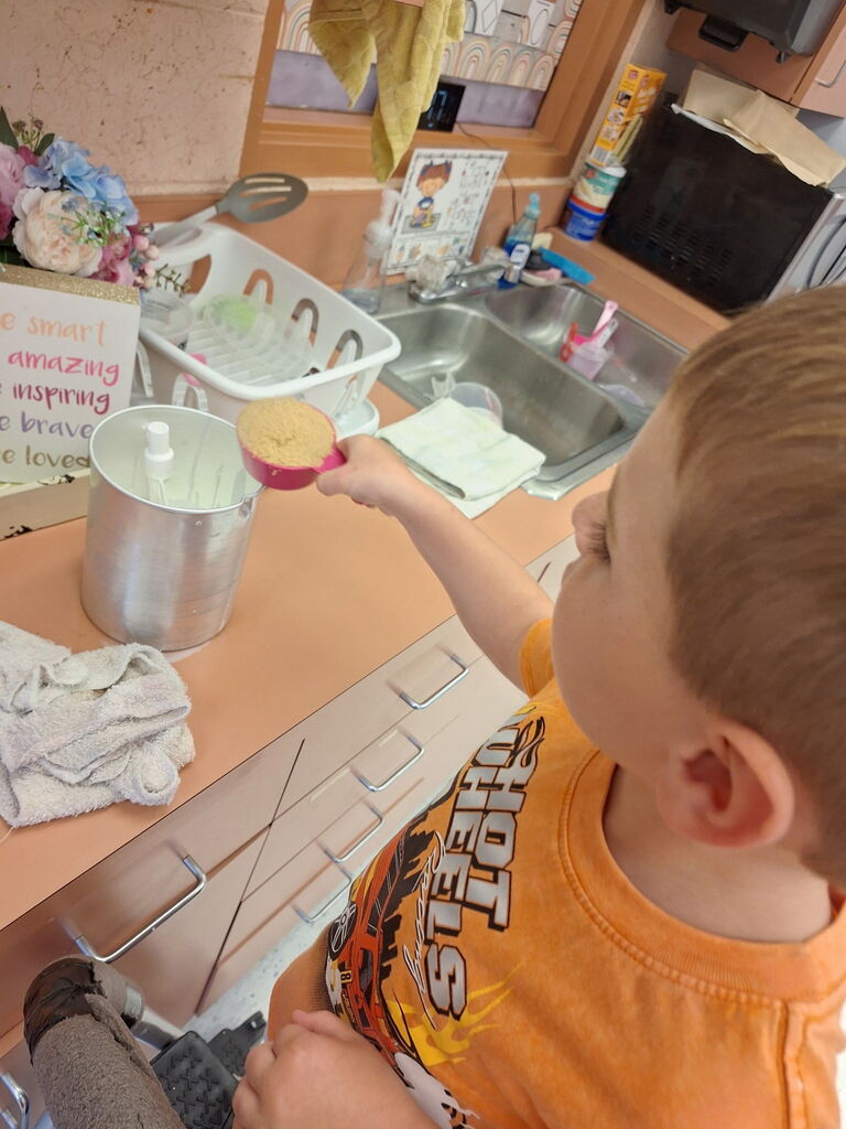 Scoops of fun and tons of science! 🍦✨ Our VPK scientists turned ice cream making into a deliciously hands-on lesson today. We practiced measuring, learned all about solids and liquids, and got to taste the ultimate tasty experiment! 🧪🥣😋