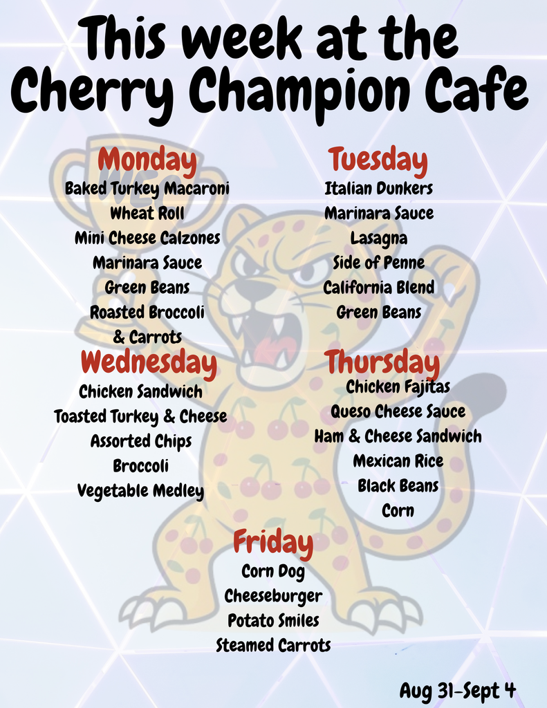 lunch menu