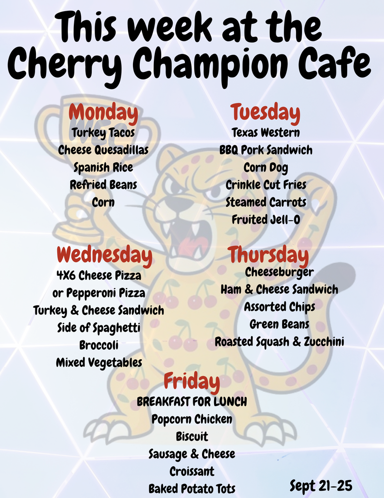 Cherry Champion Cafe lunch