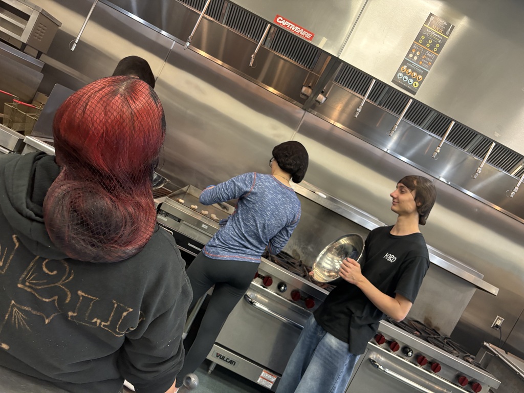 Too many cooks in the kitchen? Not when everyone owns their station. Today, Ms. Leach's students showcased their talent at a Tobacco-Free meeting hosted by KHH Culinary and CPS. Culinary 2 and 3 students catered hors d'oeuvres and refreshments for the CPS guests. #OneTribe #TobaccoFree