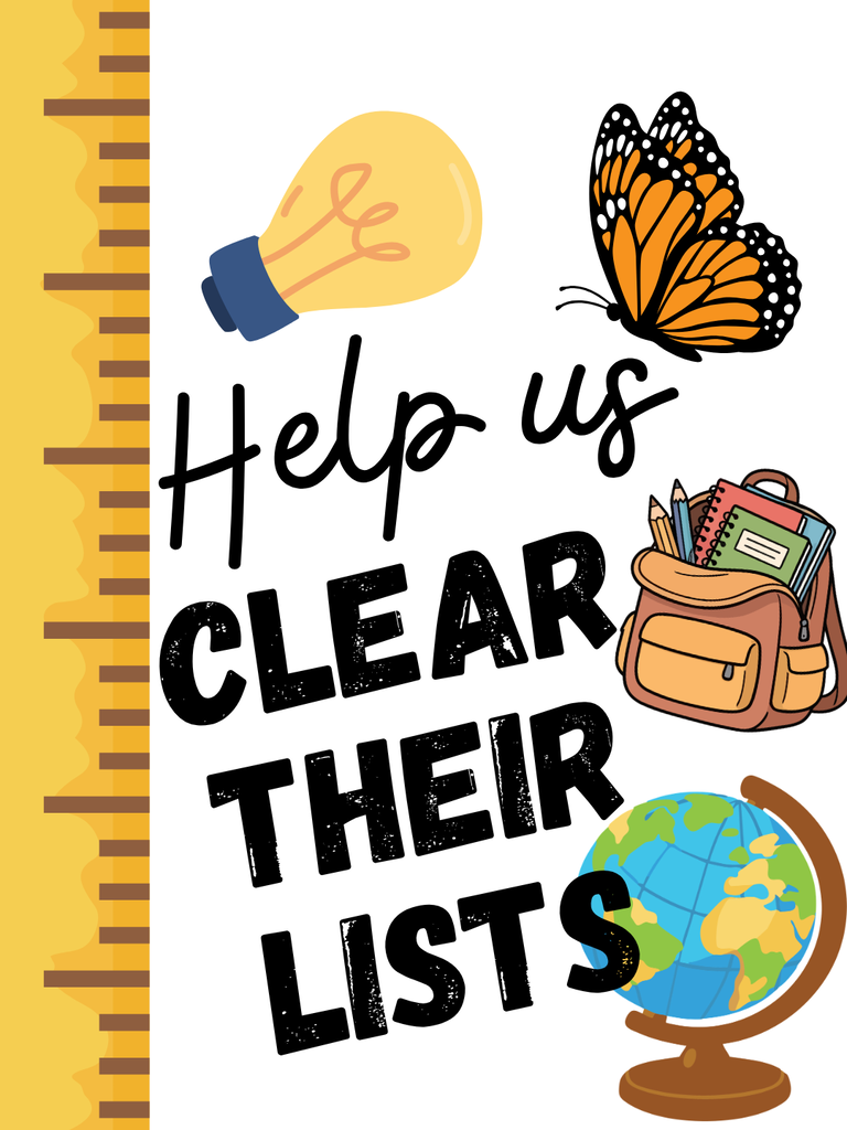 Help us clear their lists