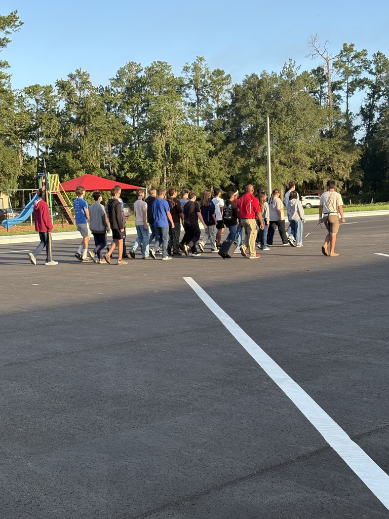 Kids are marching.