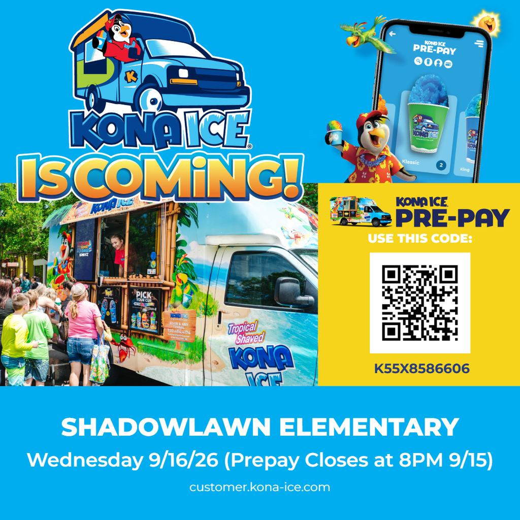 Kona 9/16/26  Prepay Link:https://customer.kona-ice.com/#/K55X8586606