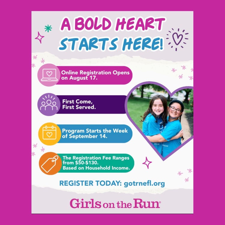 Registration is closing THIS Friday. We would love for our 3rd-6th grade girls to join us for the fall season!