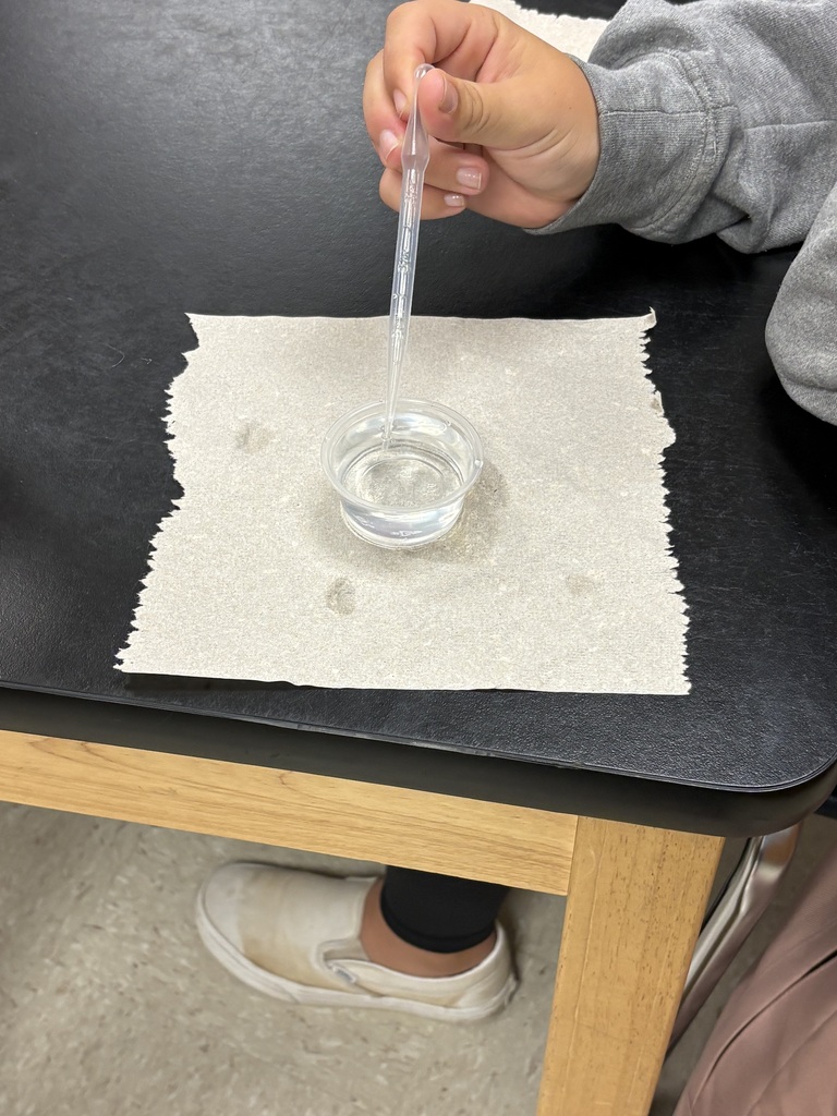 hands using a dropper