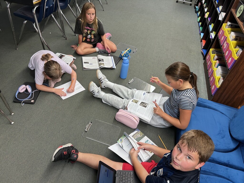 Time travel: unlocked! ⏳🌿  Our 4th graders took a deep dive into history today as they began researching Florida’s early Native American communities! 📜✨ From vibrant traditions and daily life to their incredible relationship with the local land, our young historians are uncovering the rich heritage that shaped the Sunshine State. ☀️🌊 #4thGradeSocialStudies #SunshineStateHistory #HandsOnLearning