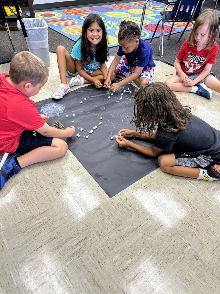 The future is looking extra bright in 1st grade! ✨🌟  Young scientists in Mrs. Spinks and Ms. Stankiewicz’s classes teamed up to show off everything they’ve learned about the night sky! 🌙🔭 From constellations to cosmic facts, we definitely have a whole lot of STARS shining bright at PES! 💫🚀  #PESFirstGrade #YoungScientists #NightSky #STEMinAction #ShineBright