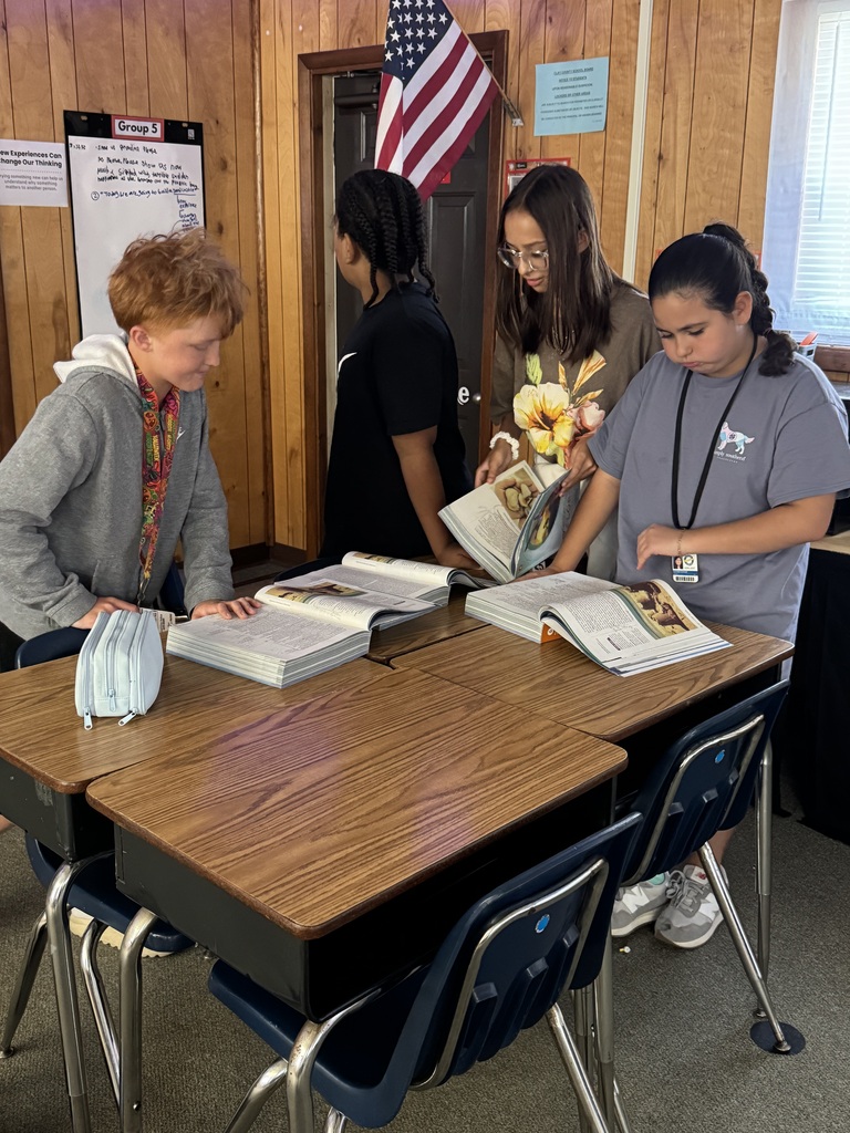 Our 6th grade ELA students became Theme Detectives! 🔎  As part of our study through the curriculum text, students participated in a gallery walk to review text evidence, evaluate possible themes, and determine which theme was best supported by the story. Students collaborated, discussed their thinking, and used evidence to explain how the characters’ experiences developed the author’s message about life.  We are building strong readers who can support their ideas with evidence! 💙📖