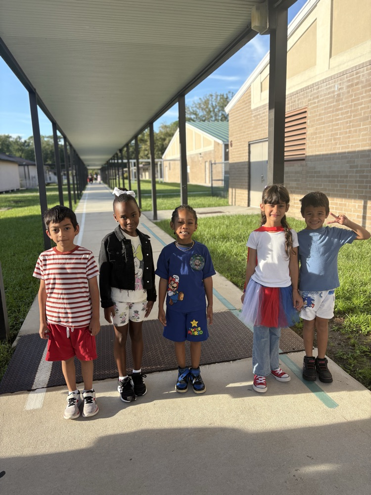 Students and Staff in Red, White and Blue for 9/11 Heros’ Day 