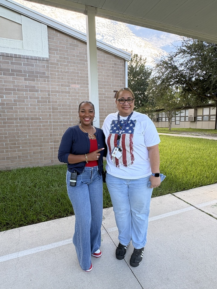 Students and Staff in Red, White and Blue for 9/11 Heros’ Day 
